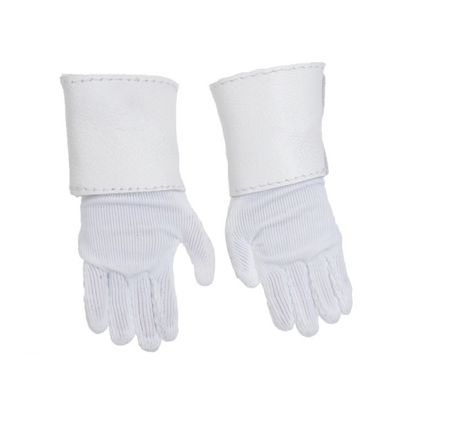 3/R  1:6  Церемониальные белые перчатки с крагами